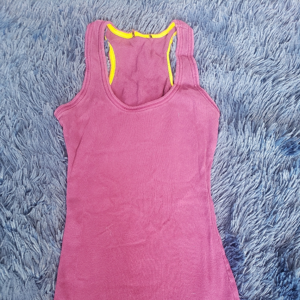 Purple tank